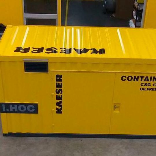 The new Kaeser Contain-Air compressed air station: a compact, powerful and mobile source of oil-free compression compressed air – rapidly deployable and highly reliable. The new Kaeser Contain-Air compressed air station: a compact, powerful and mobile source of oil-free compression compressed air – rapidly deployable and highly reliable.