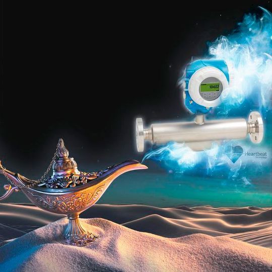 Ein Märchen aus Tausendundeine Nacht? Keineswegs! Ab sofort ist erstmals für die Durchflussmessung (im Bild ein Promass F 300 von Endress+Hauser) eine aussagekräftige vorausschauende Wartung in der Prozessindustrie möglich. Ein Märchen aus Tausendundeine Nacht? Keineswegs! Ab sofort ist erstmals für die Durchflussmessung (im Bild ein Promass F 300 von Endress+Hauser) eine aussagekräftige vorausschauende Wartung in der Prozessindustrie möglich.