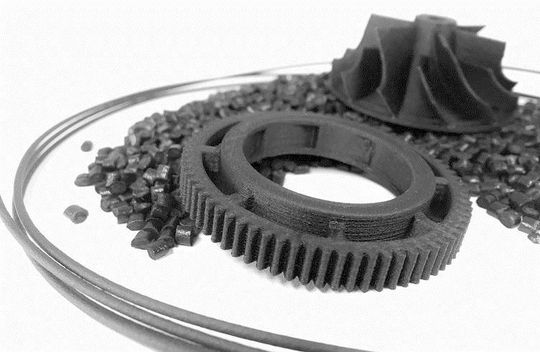 LUVOCOM 3F mit Kohlenstofffaserverstärkung für hochfeste 3D-Druckbauteile. LUVOCOM 3F mit Kohlenstofffaserverstärkung für hochfeste 3D-Druckbauteile.