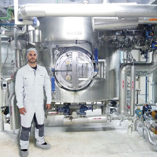 Mischtrockner VMT 4800 ausgestattet mit Brüdenfilter Mischtrockner VMT 4800 ausgestattet mit Brüdenfilter