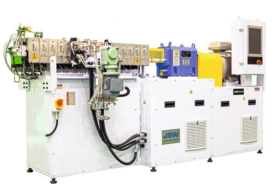 The compact extruder is the smallest of all the nine ranges in the Tex-αIII series. The compact extruder is the smallest of all the nine ranges in the Tex-αIII series.