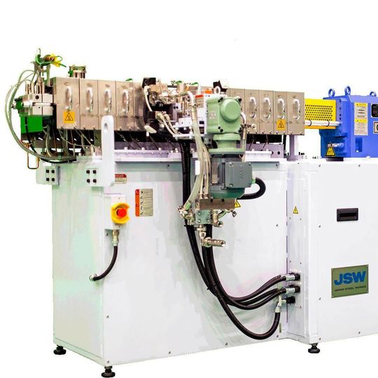 The compact extruder is the smallest of all the nine ranges in the Tex-αIII series. The compact extruder is the smallest of all the nine ranges in the Tex-αIII series.