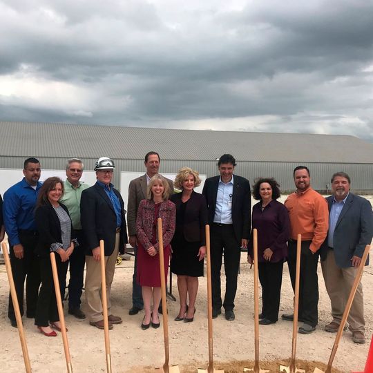 Dr. Stephan Glander, CEO BYK, Alison Avery, president BYK USA Nafta and Bob Frawley, director of Stork's Gulf Coast Operations with BYK's executive team at the ground breaking ceremony for the Garamite Project at Gonzales, Texas. Dr. Stephan Glander, CEO BYK, Alison Avery, president BYK USA Nafta and Bob Frawley, director of Stork's Gulf Coast Operations with BYK's executive team at the ground breaking ceremony for the Garamite Project at Gonzales, Texas.