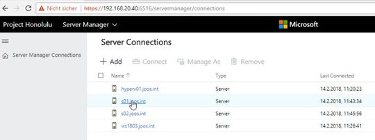 „Project Honolulu“ ist der neue Web-basierte Server-Manager, mit dem sich alle aktuellen Windows-Versionen verwalten lassen, auch Windows Server 2019.