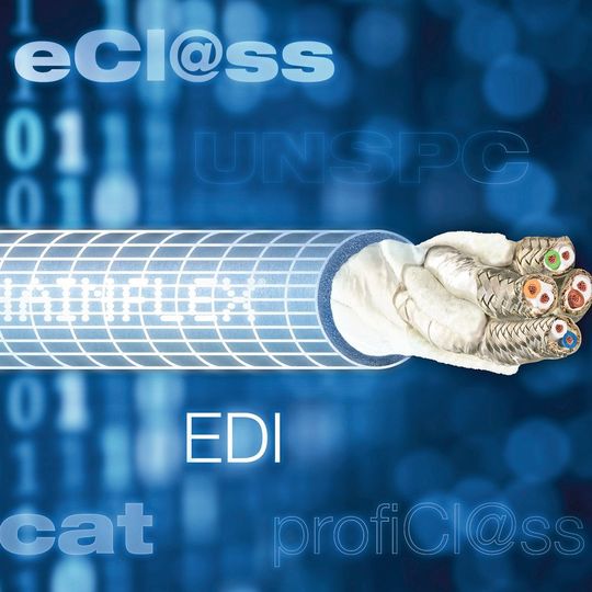Über 1400 Chainflex-Leitungen für bewegte Anwendungen werden ab sofort im digitalen Produktkatalog nach „BMEcat“ verwaltet. Über 1400 Chainflex-Leitungen für bewegte Anwendungen werden ab sofort im digitalen Produktkatalog nach „BMEcat“ verwaltet.