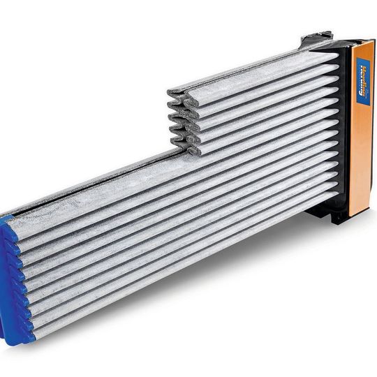 Sinterlamellenfilter mit Flamestop Sinterlamellenfilter mit Flamestop