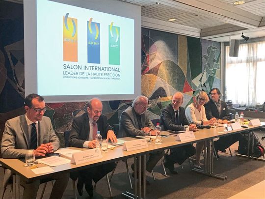 C’est au coeur de la capitale fédérale, à Berne, que les organisateurs du Salon EPHJ-EPMT-SMT ont lancé leur 17ème édition. C’est au coeur de la capitale fédérale, à Berne, que les organisateurs du Salon EPHJ-EPMT-SMT ont lancé leur 17ème édition.