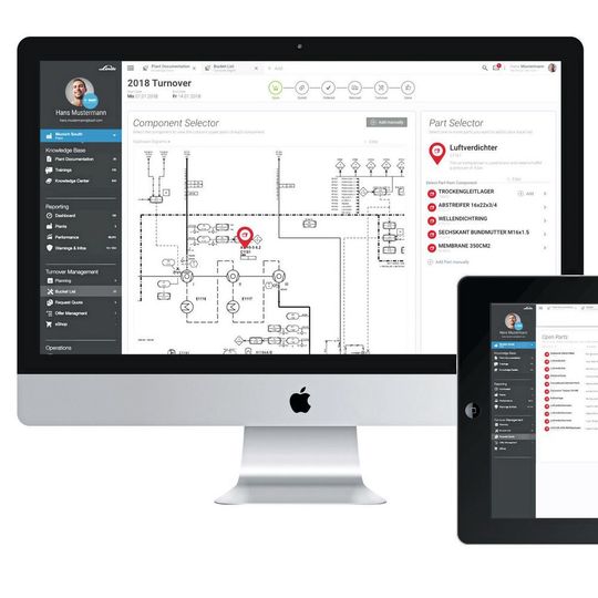 Das Linde Plantserv-Portal beschleunigt die Ersatzteilbestellung. Das Linde Plantserv-Portal beschleunigt die Ersatzteilbestellung.