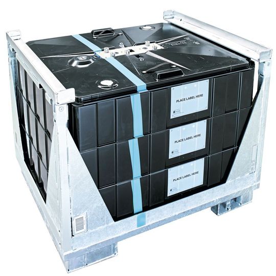 Dieses Ladungsträgersystem dient dem vollautomatischen Handling von Zylinderköpfen. Dieses Ladungsträgersystem dient dem vollautomatischen Handling von Zylinderköpfen.
