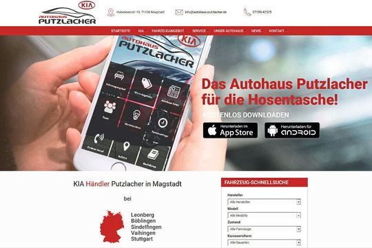 Niedrigere Kosten und eine Onlinepräsenz exakt gemäß den eigenen Vorstellungen: Das Autohaus Putzlacher hat sein Internetbusiness komplett auf den Prüfstand gestellt und sich für neue Dienstleister entschieden. Niedrigere Kosten und eine Onlinepräsenz exakt gemäß den eigenen Vorstellungen: Das Autohaus Putzlacher hat sein Internetbusiness komplett auf den Prüfstand gestellt und sich für neue Dienstleister entschieden.