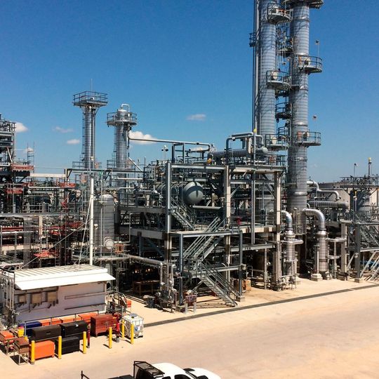 Propanol 2 unit mechanically complete Propanol 2 unit mechanically complete