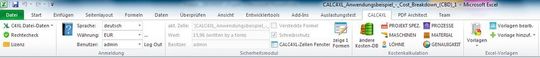 Das Programm Calc-4-XL vom gleichnamigen Hersteller ist ein Add-in für Excel.