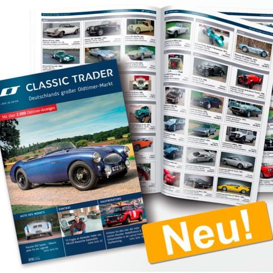Mehr als 10.000 Klassiker bietet das Portal Classic Trader an – und jetzt auch eine Gebrauchtwagengarantie. Mehr als 10.000 Klassiker bietet das Portal Classic Trader an – und jetzt auch eine Gebrauchtwagengarantie.