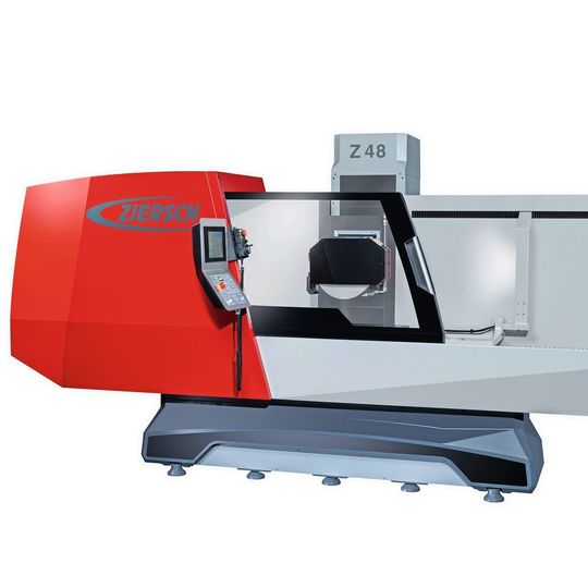 Die Flachbettschleifmaschine Z 48 aus der neuen Z-Baureihe von Ziersch. Die Flachbettschleifmaschine Z 48 aus der neuen Z-Baureihe von Ziersch.