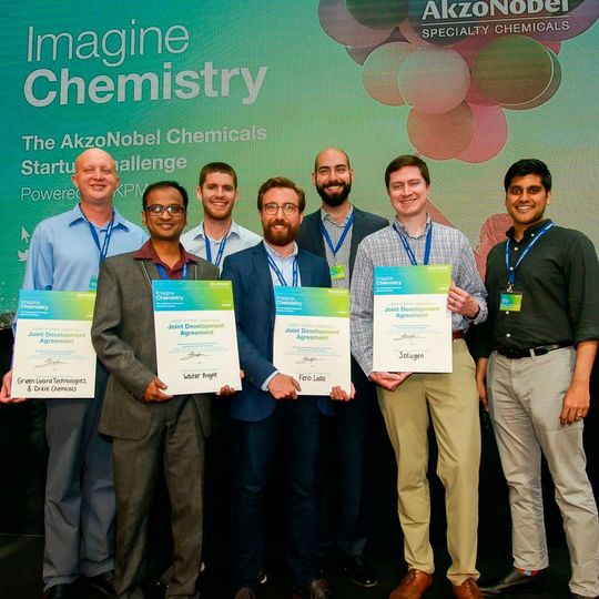 The four joint development award winners The four joint development award winners