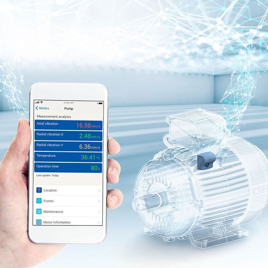 Echtzeitüberwachung des Zustands von Elektromotoren: Während der Motor Scan von WEG die Betriebsdaten der jeweiligen Maschine erhebt, können diese über eine intelligente App ausgelesen werden. Technikern und Ingenieuren soll es damit möglich werden, vorausschauende Wartungsmaßnahmen zu planen. Echtzeitüberwachung des Zustands von Elektromotoren: Während der Motor Scan von WEG die Betriebsdaten der jeweiligen Maschine erhebt, können diese über eine intelligente App ausgelesen werden. Technikern und Ingenieuren soll es damit möglich werden, vorausschauende Wartungsmaßnahmen zu planen.