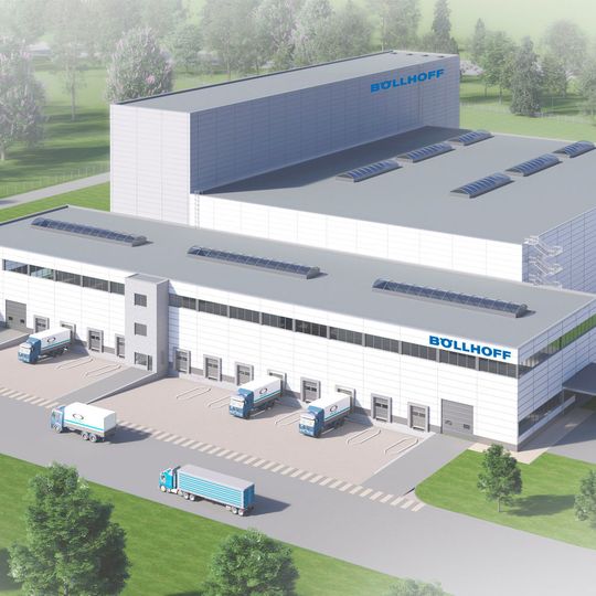 Spatenstich für das neue Böllhoff-Logistikzentrum ist am 16. Juni 2018, mit der Fertigstellung wird bis zum Herbst 2019 gerechnet. Spatenstich für das neue Böllhoff-Logistikzentrum ist am 16. Juni 2018, mit der Fertigstellung wird bis zum Herbst 2019 gerechnet.