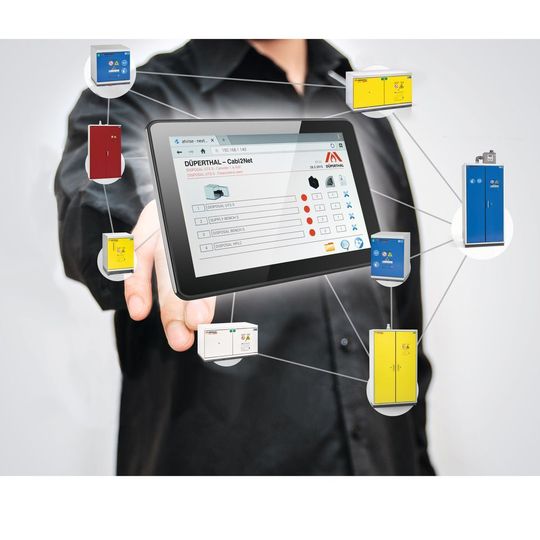 Networkable and ready for access via smartphones, tablets and other mobile devices — the Cabi2net is developed for the digital world. Networkable and ready for access via smartphones, tablets and other mobile devices — the Cabi2net is developed for the digital world.
