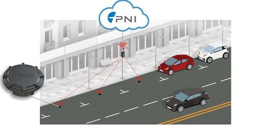 Mit den Parksensoren von PNI als komplette Sensor2Cloud-Anwendung lassen sich Parkräume verwalten und auch freie Ladestationen gezeigt. Mit den Parksensoren von PNI als komplette Sensor2Cloud-Anwendung lassen sich Parkräume verwalten und auch freie Ladestationen gezeigt.