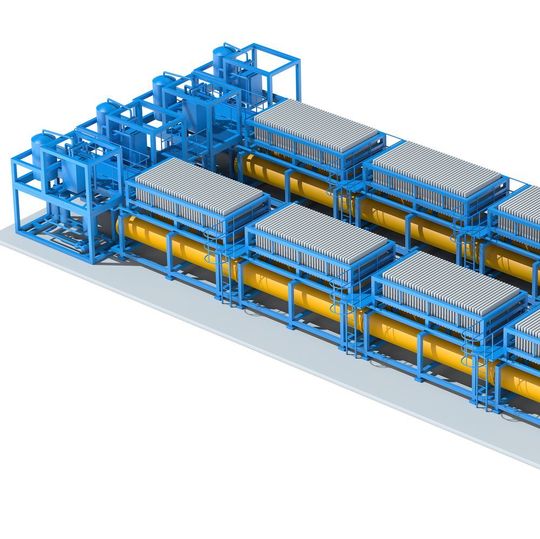 Wasserelektrolyse-Anlage von Thyssenkrupp Wasserelektrolyse-Anlage von Thyssenkrupp