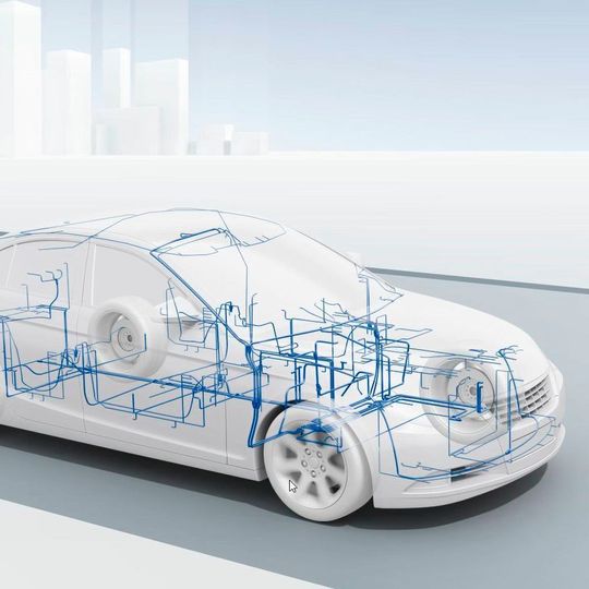 Autonome Autos werden in Zukunft von gewaltigen Datenströmen durchflossen. Autonome Autos werden in Zukunft von gewaltigen Datenströmen durchflossen.