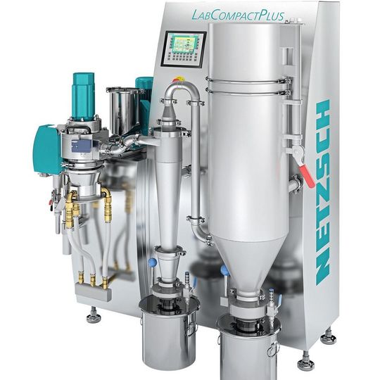 Die Lab Compact Plus von Netzsch: Mahlanlage für Labor und Technikum. Die Lab Compact Plus von Netzsch: Mahlanlage für Labor und Technikum.