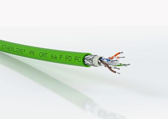 L’ETHERLINE® PN CAT.6A Fast Connect combine une installation simple et rapide et des taux de transfert de données élevés. L’ETHERLINE® PN CAT.6A Fast Connect combine une installation simple et rapide et des taux de transfert de données élevés.