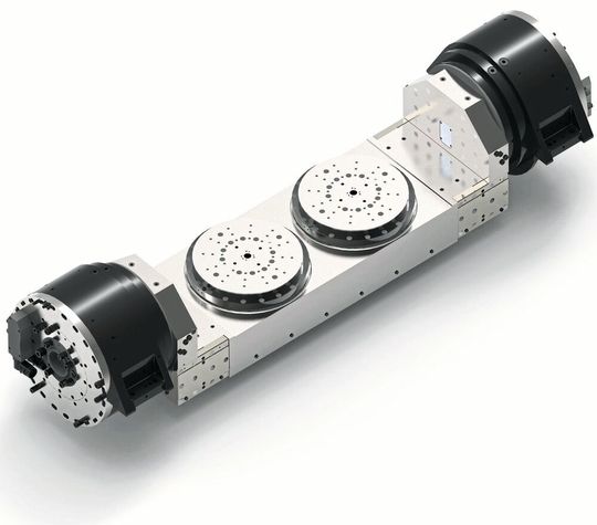 Sauter präsentiert eine neue direktangetriebene Rundtisch-Baureihe als Erweiterung seiner Produktpalette, heißt es. Als Weltmarktführer für Werkzeugrevolver will Sauter damit seine Kompetenz zur Ausstattung und Effizienzssteigerung hochproduktiver Bearbeitungszentren stärken. Sauter präsentiert eine neue direktangetriebene Rundtisch-Baureihe als Erweiterung seiner Produktpalette, heißt es. Als Weltmarktführer für Werkzeugrevolver will Sauter damit seine Kompetenz zur Ausstattung und Effizienzssteigerung hochproduktiver Bearbeitungszentren stärken.