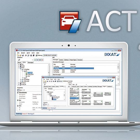 Neben der Freeware-Variante wird das ACT-Tool in einer Lite-Variante – mit Matlab/Simulink- und Ethercat-Unterstützung – sowie in einer Standardvariante mit vollem Funktionsumfang angeboten. Neben der Freeware-Variante wird das ACT-Tool in einer Lite-Variante – mit Matlab/Simulink- und Ethercat-Unterstützung – sowie in einer Standardvariante mit vollem Funktionsumfang angeboten.