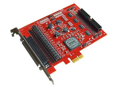 Die Optoio-PCIe16Ultra ist eine digitale, interruptfähige PCIe I/O-Karte mit 16 Optokoppler-Eingängen, 16 Optokoppler-Ausgängen, Timern, OC- und IC-Einheiten sowie Board-Identifikation. Die Optoio-PCIe16Ultra ist eine digitale, interruptfähige PCIe I/O-Karte mit 16 Optokoppler-Eingängen, 16 Optokoppler-Ausgängen, Timern, OC- und IC-Einheiten sowie Board-Identifikation.