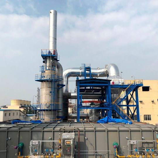 Sinopec Qilu Petrochemical Corporation has chosen Topsoe’s Catox catalyst for the control of volatile organic compounds (VOC) at their rubber plant in Zibo, China. Sinopec Qilu Petrochemical Corporation has chosen Topsoe’s Catox catalyst for the control of volatile organic compounds (VOC) at their rubber plant in Zibo, China.