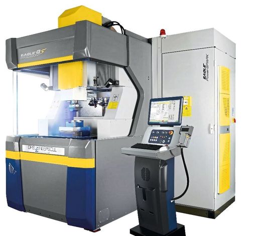 Mit der neuen Senkerodiermaschine Eagle G5 Precision von OPS-Ingersoll beginnt laut Hersteller eine neue Ära in der Funkenerosion. Die Maschine bringe präzise Resultate in besonderer Feinheit bei geringstem Verschleiß der Elektrode. Halle 7 Stand B53. Mit der neuen Senkerodiermaschine Eagle G5 Precision von OPS-Ingersoll beginnt laut Hersteller eine neue Ära in der Funkenerosion. Die Maschine bringe präzise Resultate in besonderer Feinheit bei geringstem Verschleiß der Elektrode. Halle 7 Stand B53.