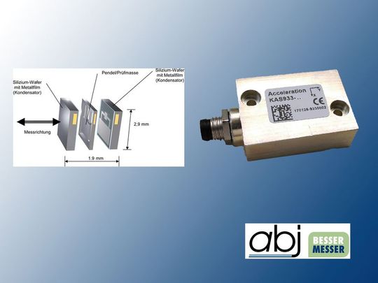 Die neuen Neigungssensoren der Serie KAS931 von A. B. Joedden mit M8-Stecker basieren auf einem sehr genauen und robusten Pendelsystem aus hochreinem Silizium. Die neuen Neigungssensoren der Serie KAS931 von A. B. Joedden mit M8-Stecker basieren auf einem sehr genauen und robusten Pendelsystem aus hochreinem Silizium.