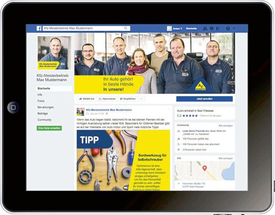Teilegroßhändler wie Matthies, Stahlgruber und PV Automotive installieren und pflegen die Facebook-Auftritte ihrer Werkstattpartner. Teilegroßhändler wie Matthies, Stahlgruber und PV Automotive installieren und pflegen die Facebook-Auftritte ihrer Werkstattpartner.