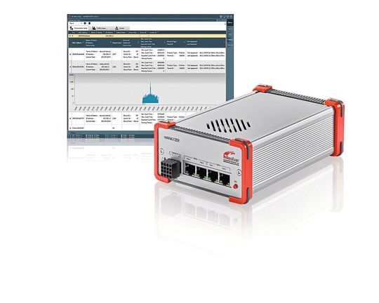 NetAnalyzer Scope mit Profinet-Quicktester-Funktion. NetAnalyzer Scope mit Profinet-Quicktester-Funktion.