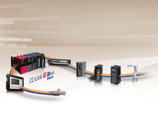 CC-Link IE Field Basic ermöglicht die Anbindung von Automatisierungskomponenten über den 100-MBit-Ethernet-Port ohne Hardware-Modifikationen. CC-Link IE Field Basic ermöglicht die Anbindung von Automatisierungskomponenten über den 100-MBit-Ethernet-Port ohne Hardware-Modifikationen.