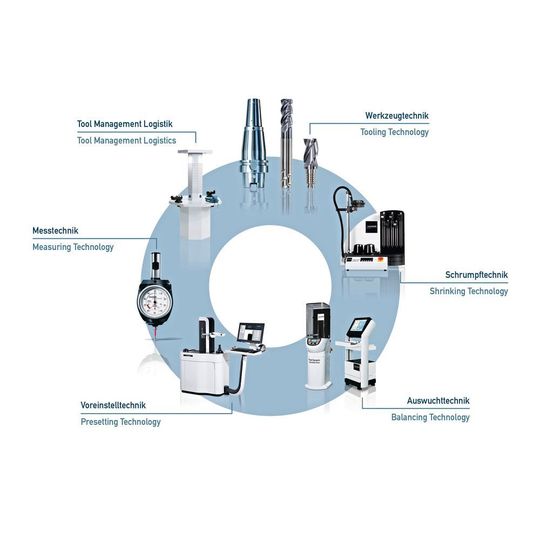 Haimer ist Systemanbieter fürs komplette Werkzeugmanagement. Alle Produkte sind für den unkomplizierten Datenaustausch vorbereitet. Haimer ist Systemanbieter fürs komplette Werkzeugmanagement. Alle Produkte sind für den unkomplizierten Datenaustausch vorbereitet.