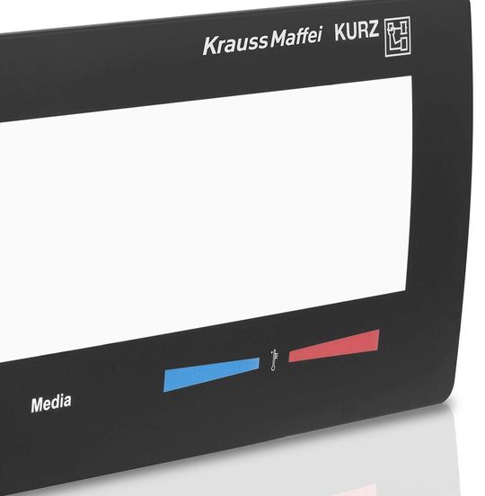 Zur Fakuma demonstriert Krauss-Maffei unter anderem das automatisierte IMD (In Mould Decoration) und IML (In Mould Labelling) in Halle A7 am Stand 7303. Gegenstand der Präsentation ist dieses HMI-Display (Human Machine Interface), das aus einer IML-Elektrofolie sowie einer IMD-Dekorfolie besteht und mit einer neuen elektrischen Spritzgießmaschine des Typs PX 320 gefertigt wird. Zur Fakuma demonstriert Krauss-Maffei unter anderem das automatisierte IMD (In Mould Decoration) und IML (In Mould Labelling) in Halle A7 am Stand 7303. Gegenstand der Präsentation ist dieses HMI-Display (Human Machine Interface), das aus einer IML-Elektrofolie sowie einer IMD-Dekorfolie besteht und mit einer neuen elektrischen Spritzgießmaschine des Typs PX 320 gefertigt wird.