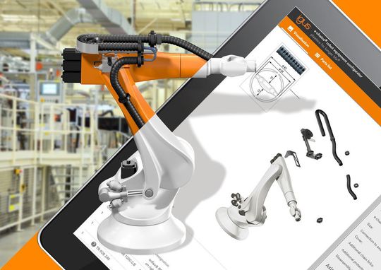 Entscheidungshilfe per Mausklick: Der Roboterausstattungskonfigurator ermöglicht die einfache und schnelle Auswahl der richtigen Roboterenergiezuführung auf Basis der Triflex R Energiekette für über 400 Robotermodelle. Entscheidungshilfe per Mausklick: Der Roboterausstattungskonfigurator ermöglicht die einfache und schnelle Auswahl der richtigen Roboterenergiezuführung auf Basis der Triflex R Energiekette für über 400 Robotermodelle.