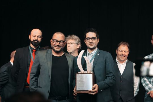 Cérémonie de remise du grand prix des exposants lors du dernier EPHJ-EPMT-SMT 2018 Cérémonie de remise du grand prix des exposants lors du dernier EPHJ-EPMT-SMT 2018