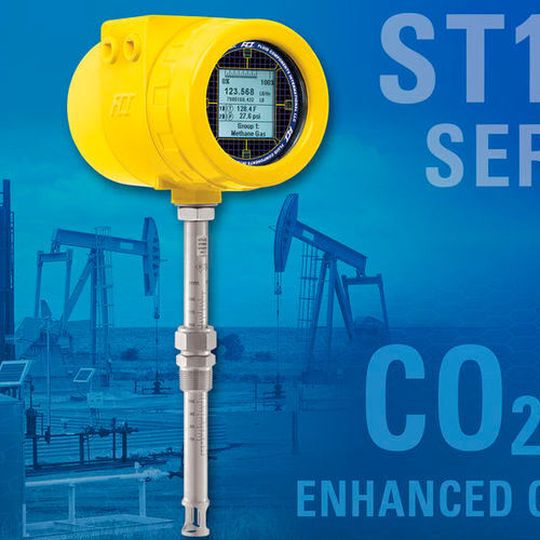 The ST100 series flow meter can be calibrated to measure CO2 gas and dozens of other specialty gases. The ST100 series flow meter can be calibrated to measure CO2 gas and dozens of other specialty gases.