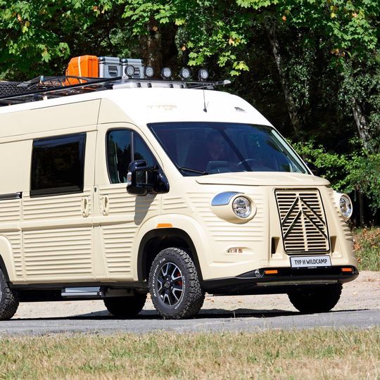 Sieht irgendwie alt aus, ist aber neu: Citroën Typ H Wildcamp. Sieht irgendwie alt aus, ist aber neu: Citroën Typ H Wildcamp.
