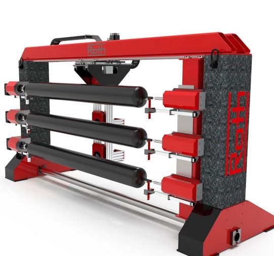 Roth Composite Machinery stellt die neue TYP 1-ECO Filament Winding Maschine vor. Für Roth markiere sie den Einstieg in die Serienfertigung von Filament Winding Maschinen. Roth Composite Machinery stellt die neue TYP 1-ECO Filament Winding Maschine vor. Für Roth markiere sie den Einstieg in die Serienfertigung von Filament Winding Maschinen.