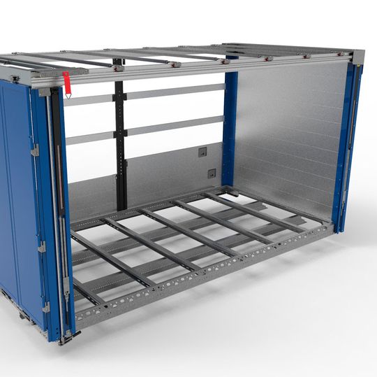 Der gemeinsam von Elting und Wihag entwickelte Alu-Curtainsider mit Varioframe-Unterbau und integrierter Variosave-Ladungssicherung. Der gemeinsam von Elting und Wihag entwickelte Alu-Curtainsider mit Varioframe-Unterbau und integrierter Variosave-Ladungssicherung.