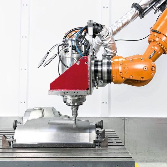 Robot-supported tool construction. Robot-supported tool construction.