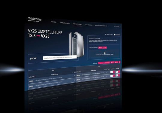 Mit der VX25 Umstellhilfe lassen sich Stücklisten des bisherigen Schaltschranksystems TS 8 im Handumdrehen in VX25-Stücklisten konvertieren.