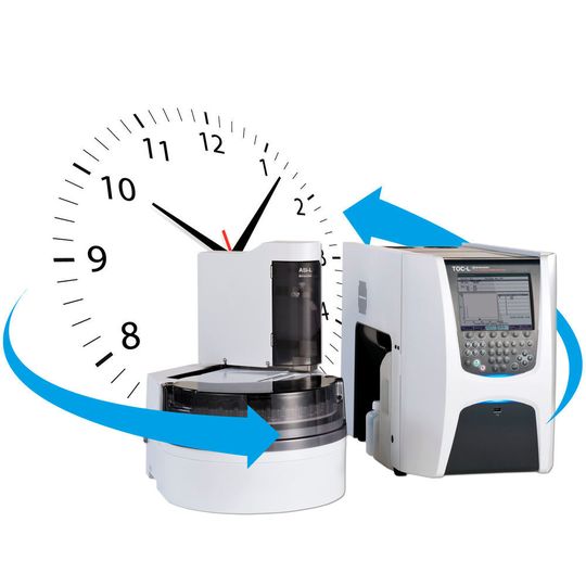 Abb.1: TOC-L mit Autosampler ASI-L Abb.1: TOC-L mit Autosampler ASI-L