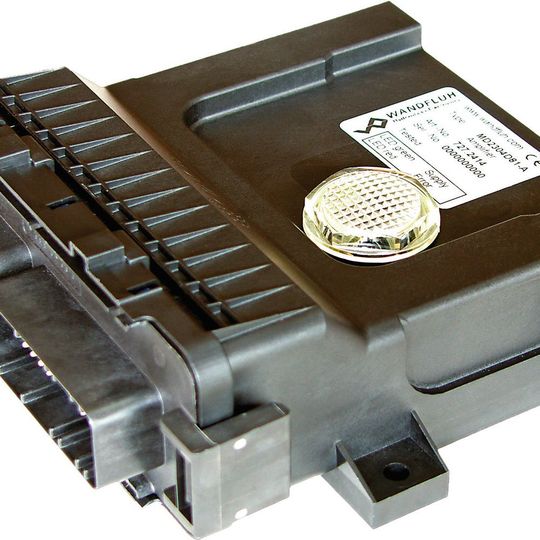 Robust, in Schutzart IP67 und im Temperaturbereich von –40 bis 85 °C einsetzbar: die Elektronikkarte MD2 von Wandfluh. Robust, in Schutzart IP67 und im Temperaturbereich von –40 bis 85 °C einsetzbar: die Elektronikkarte MD2 von Wandfluh.