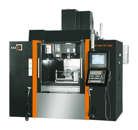 Mit der VF-Mill HP 1165 präsentiert der AMB-Aussteller Kaast eine Allroundmaschine aus der Vertikalbearbeitung, die unter anderem mit einer für diese Anlagengröße ungewöhnlich kräftigen Spindel ausgestattet werden kann. Halle 6 am Stand A12. Mit der VF-Mill HP 1165 präsentiert der AMB-Aussteller Kaast eine Allroundmaschine aus der Vertikalbearbeitung, die unter anderem mit einer für diese Anlagengröße ungewöhnlich kräftigen Spindel ausgestattet werden kann. Halle 6 am Stand A12.