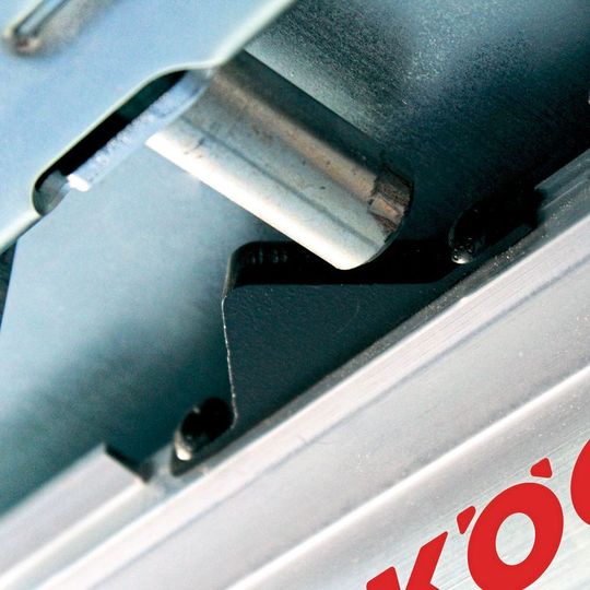 Der „Easy-Fix“-Stopper von Kögel. Der „Easy-Fix“-Stopper von Kögel.